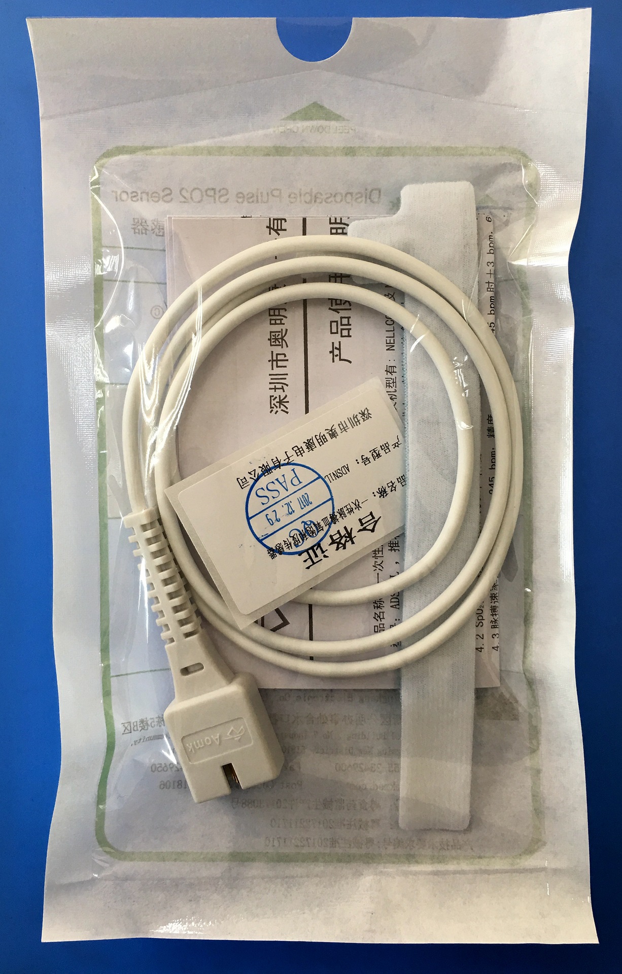 一次性脉搏血氧饱和度传感器-201ne次性血氧探头病人端材料选型