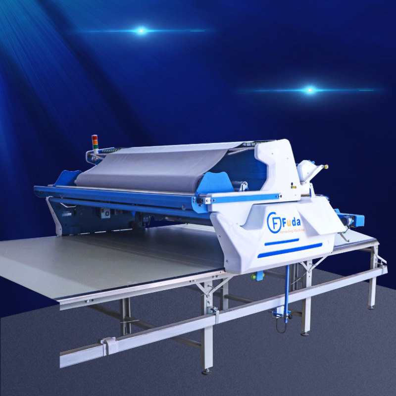 羽绒服面料铺布机放布无张力自动对边省时全自动拉布机-阿里巴巴