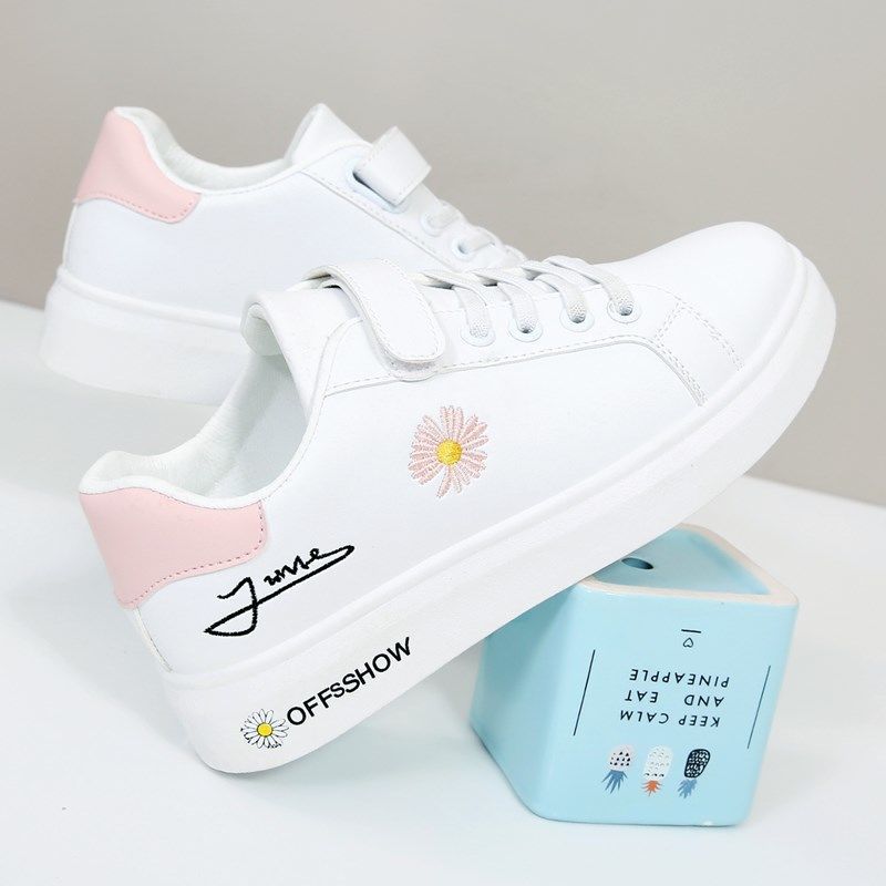 11岁女童小白鞋10小学生12儿童单鞋13春秋新款中大童14白色球鞋15