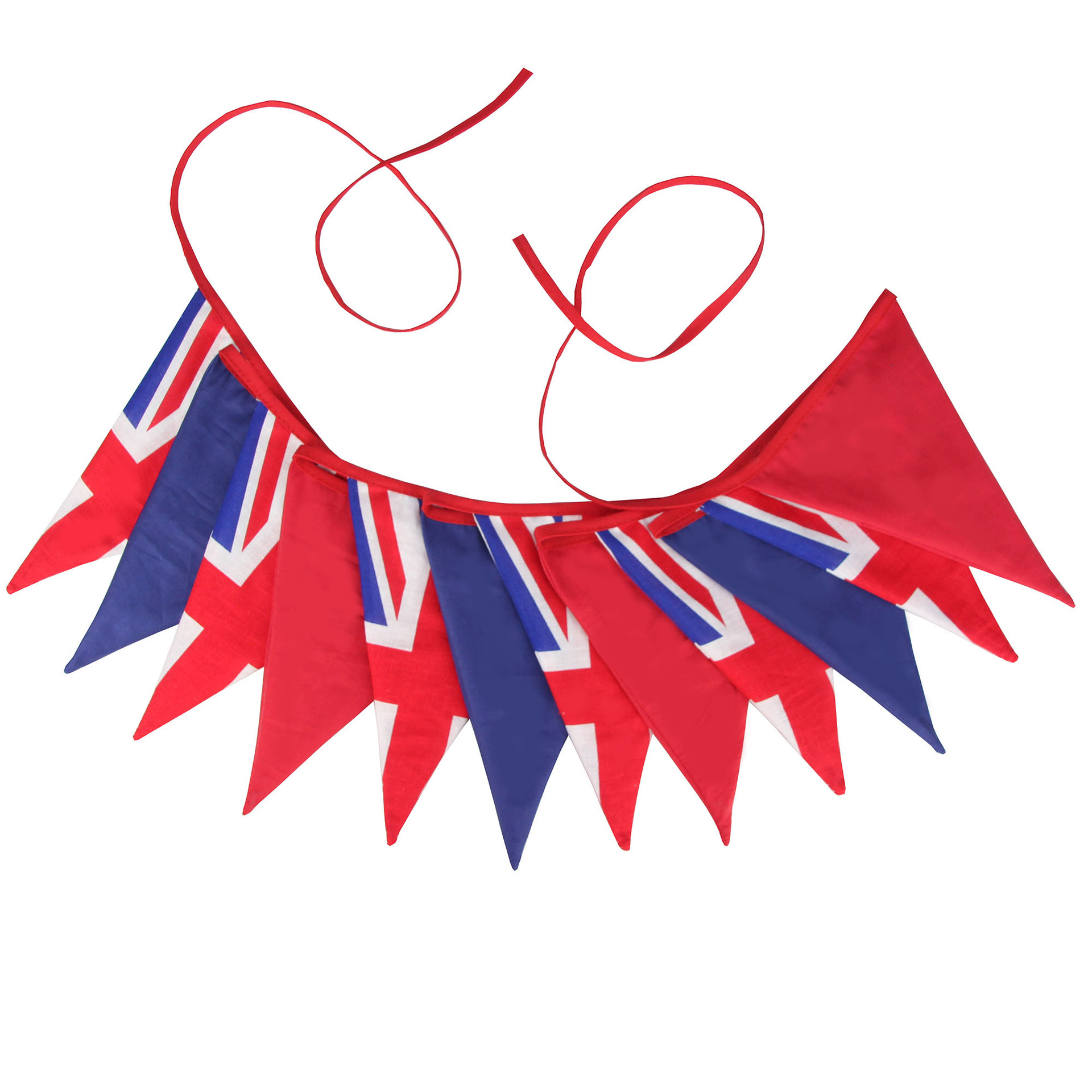 12面棉布英伦风英国米字旗三角旗帐篷旗西式户外串旗装饰挂旗