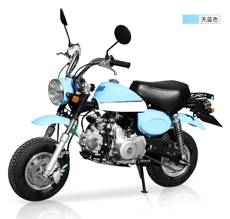 猴子迷你摩托车复古小越野成人四冲程汽油小型跑车沙滩车小摩托车