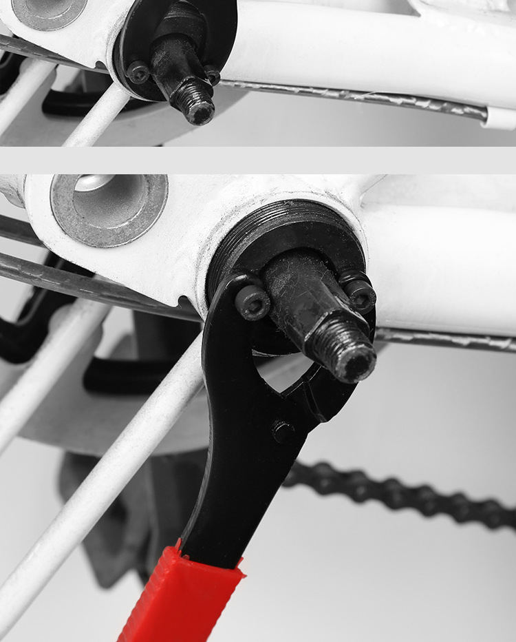 自行车修车工具飞轮锁环安装拆卸八字扳手中轴碗 扳手修理工具