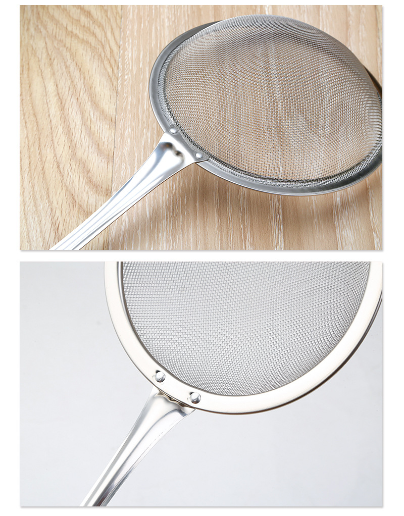 不锈钢漏勺过滤网油炸小孔细网捞勺捞面勺网漏油漏豆浆果汁过滤网