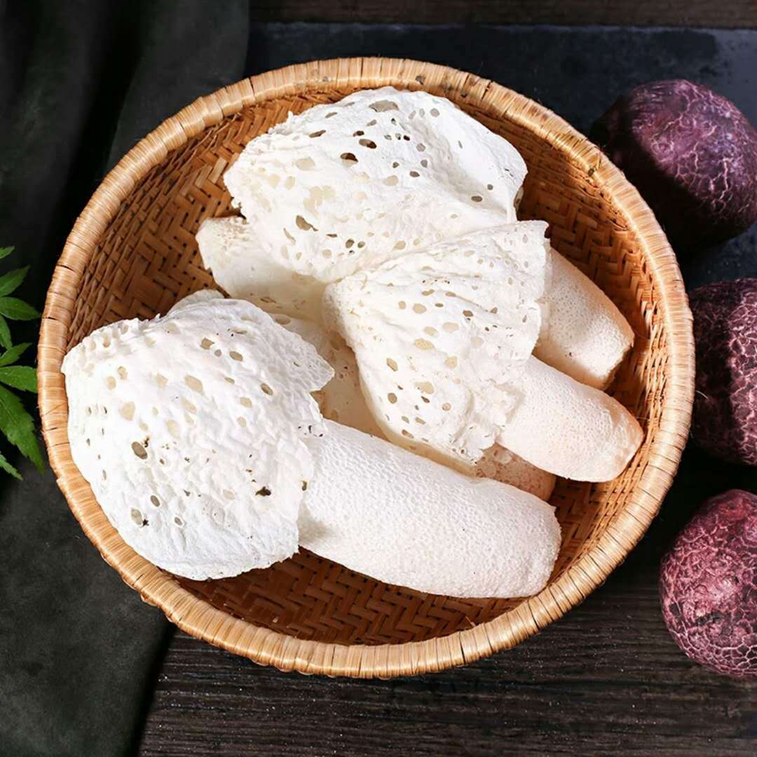 拾蘑菇  云南新鲜竹荪花250g/500g  鲜竹荪金织红托孙荪裙食用菌