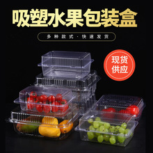 一次性水果包装盒网红打包盒子透明水果盒西瓜盒葡萄盒厂家直销
