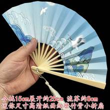 4-5 inch mini bamboo folding fan small fan Chinese style跨境