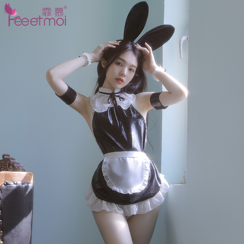 霏慕情趣内衣超骚性感火辣女式兔女郎女仆网红款制服诱惑套装6991