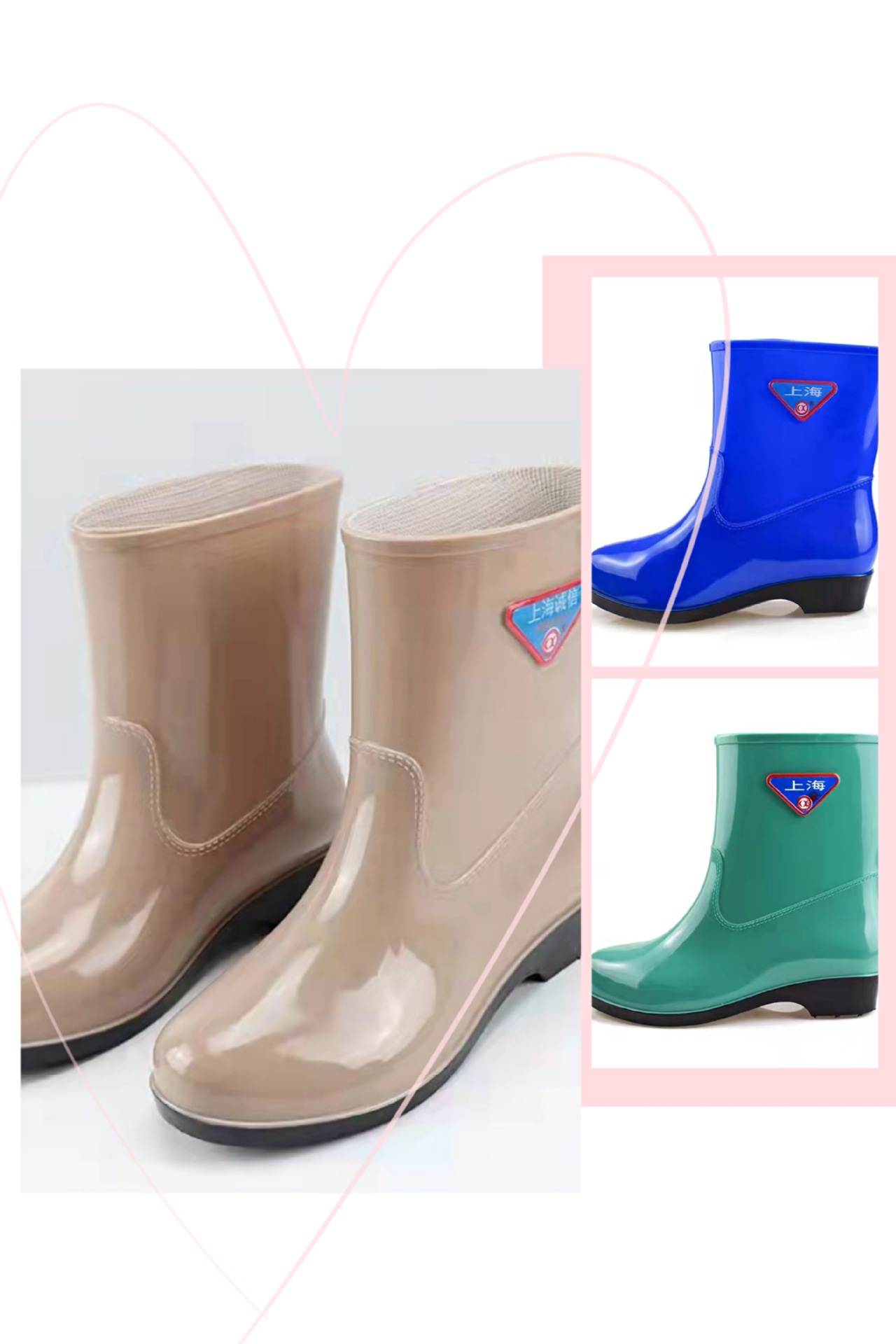 2021新款女士118雨鞋雨靴水鞋厂家rainshoes生产批发