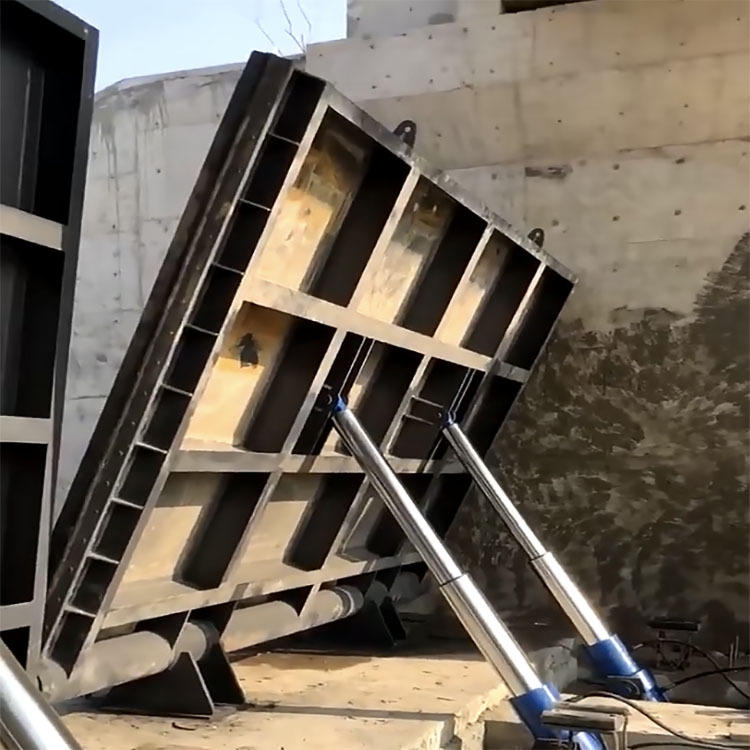 加工定制液压翻板闸门 景观钢坝 液压翻板闸 液压闸门