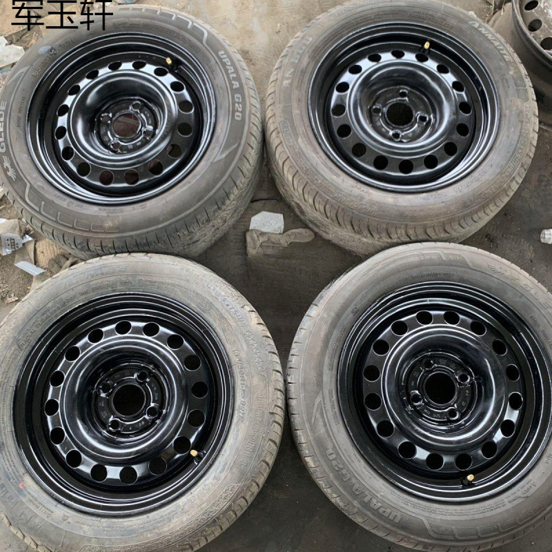 二手汽车轮毂轮胎总成 寸全尺寸备胎钢圈各种尺寸铁-阿里巴巴