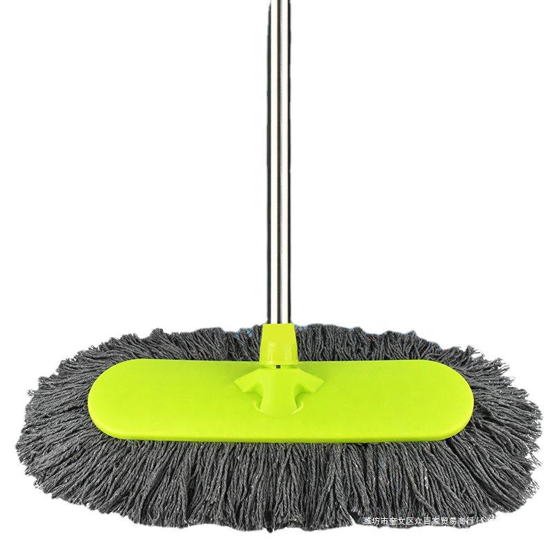 2024新款平板拖把大号尘推酒店棉线拖家用一拖商用长拖布宽地拖净