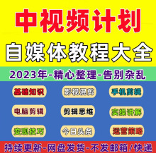 中视频伙伴计划教程自媒体影视抖音快手今日头条西瓜视频变现课程