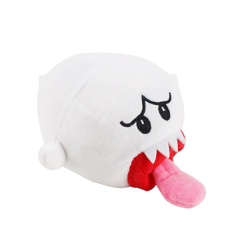 mario马里奥 2款 吐舌幽灵 毛绒公仔 白鬼尾巴玛丽 路易 玩偶玩具