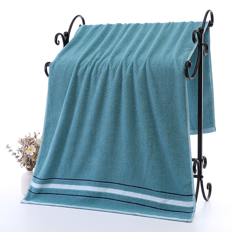 Plain Bath Towel 100% Cotton Bath Towel Adult Home Use Bath Shangchao Hotel Gift Home Daily Cotton Bath Towel Wholesale