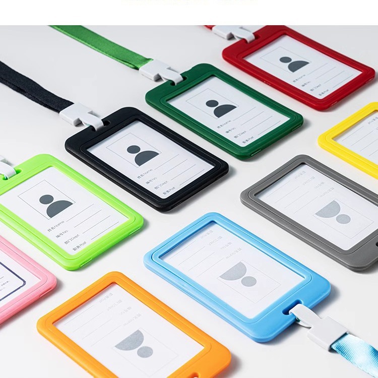 卡套工作证带挂绳工作牌胸牌工牌胸卡公交保护学生饭卡员工门禁厂