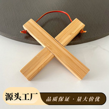 跨境创意楠竹餐垫杯垫家用厨房简约十字锅垫可拆卸简约竹木隔热垫
