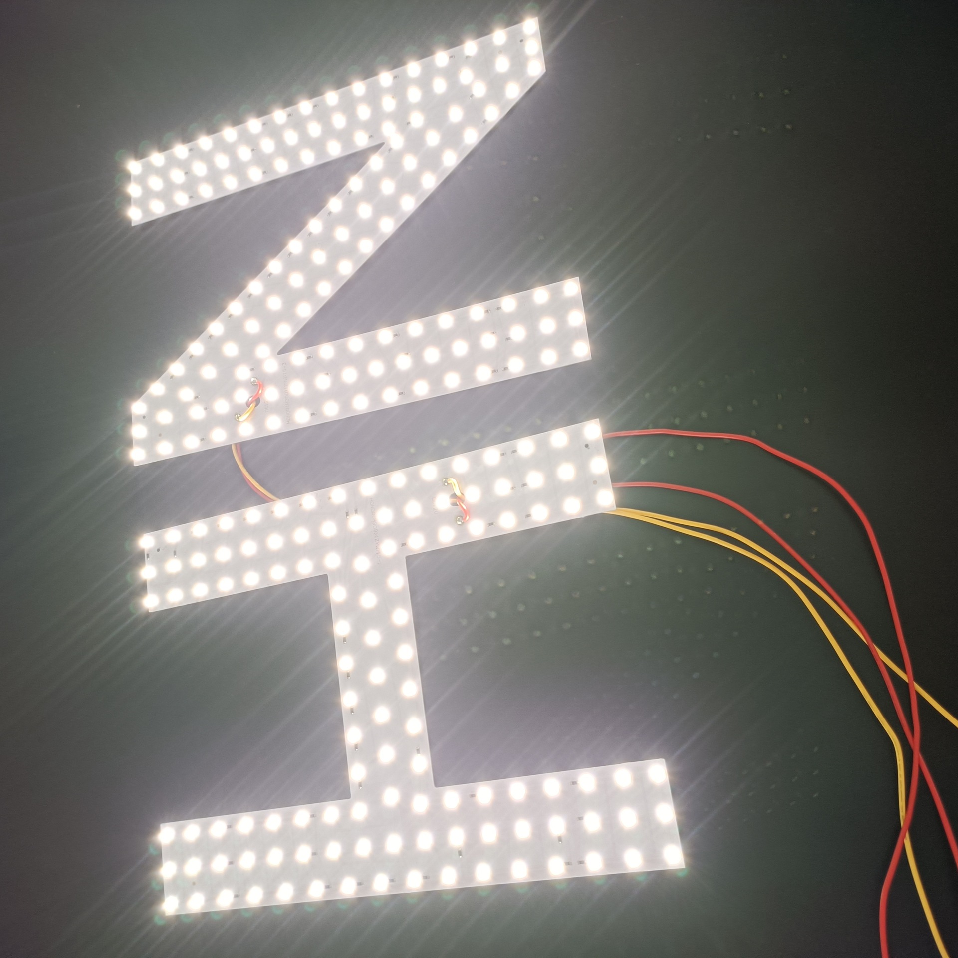 高亮led灯条字型灯板字型发光字线路板标识展示道具光源厂家