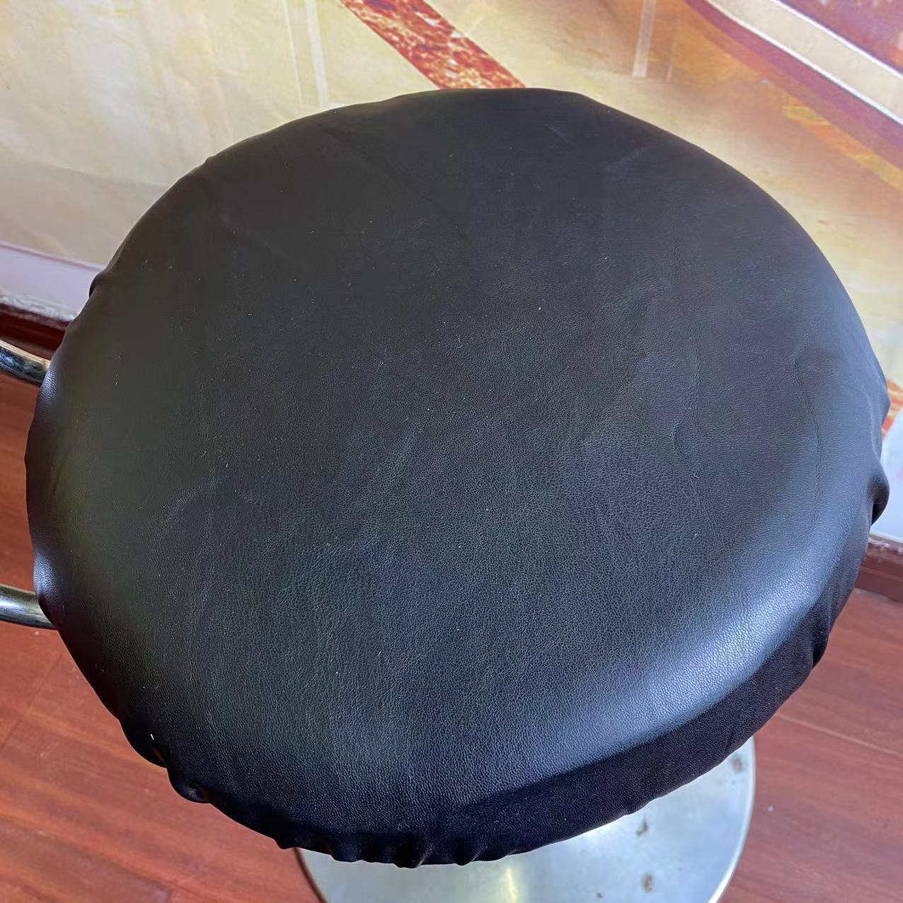 圆凳子套升降椅座套pu皮革圆椅子座套圆坐垫吧台椅套餐椅座套