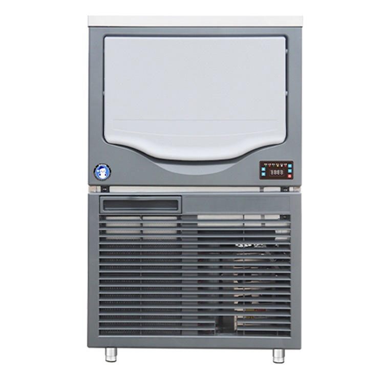 snowsman雪人制冰机方形冰嵌入式全自动冰块机酒吧奶茶咖啡冰粒机