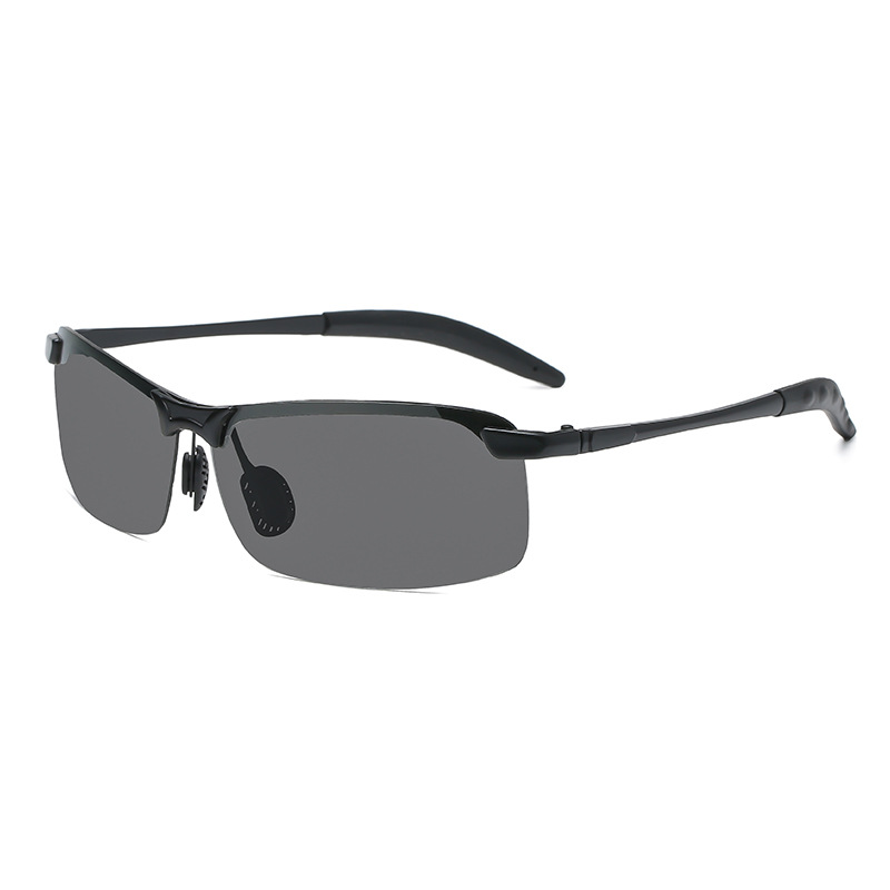 New 3043 Day and Night Dual-Purpose Sunglasses Men Night Vision Goggles Fishing Glasses Photosensitive Polarized Discolored Sunglasses Wholesale