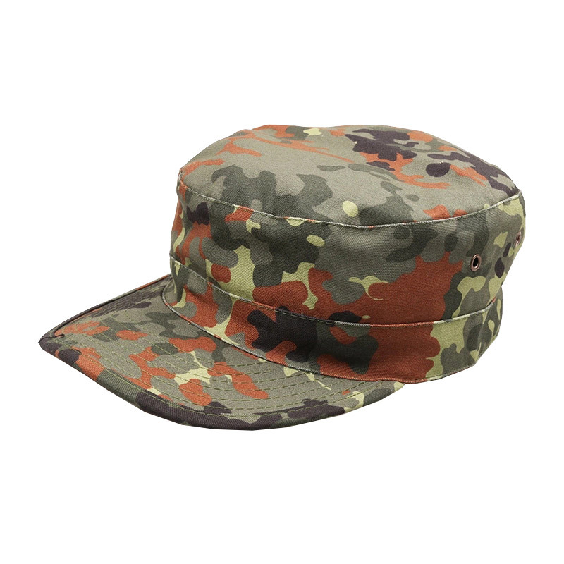Camouflage Hat Men's Summer Outdoor Training Hat Flat Top Soldier Cap Foreign Army Tactical Cap Cross-Border Factory Wholesale