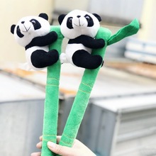 可爱毛绒玩偶小熊猫手环啪啪圈旅游纪念礼品卡通公仔抱竹熊猫棒子