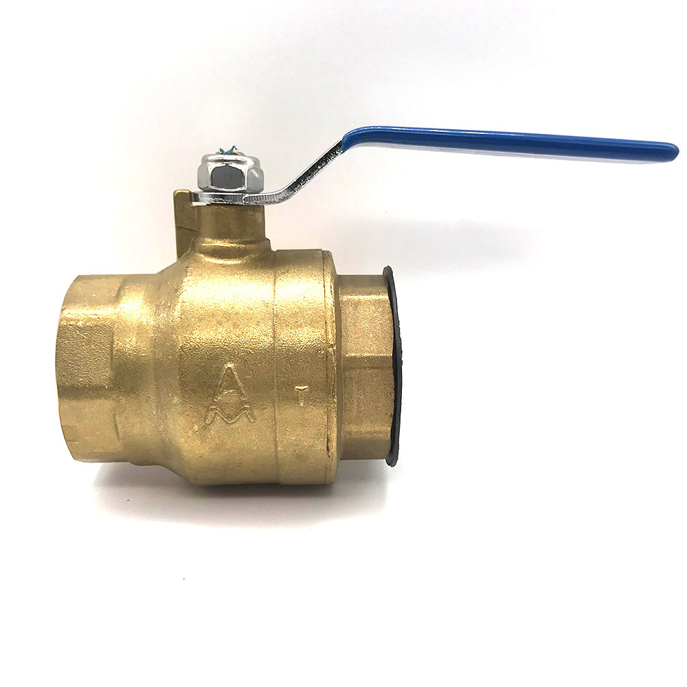 埃美柯 208黄铜球阀 dn40直通式阀门 大通径流量加厚内丝手动阀门