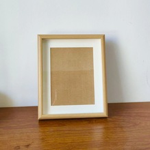 现代简约木质相框带玻璃平安喜乐可挂家居客厅卧室桌面摆件照片框