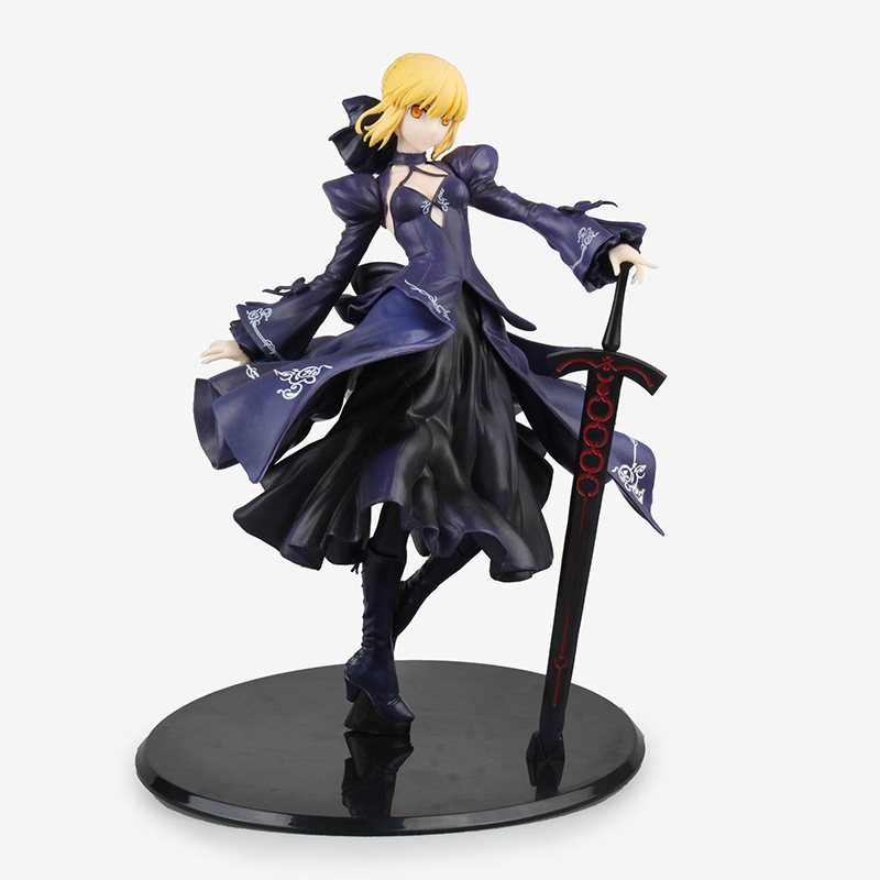 小蚂蚁动漫 fate/stay night 命运之夜saber 塞巴 黑礼服 手办