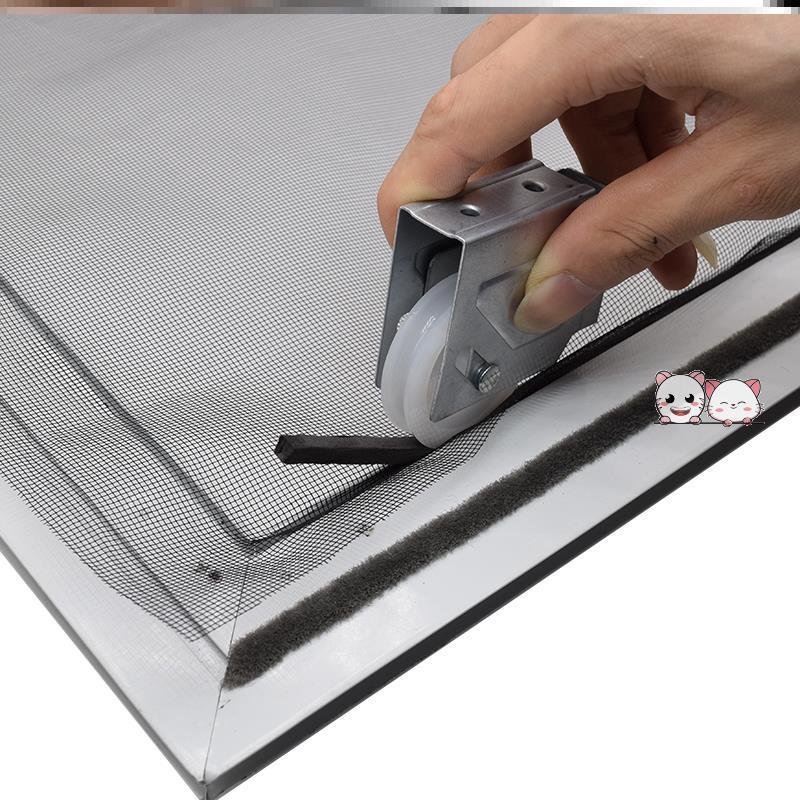 纱窗压条 嵌条 卡条窗纱固定条泡沫网自装固定条窗户配件50根送工