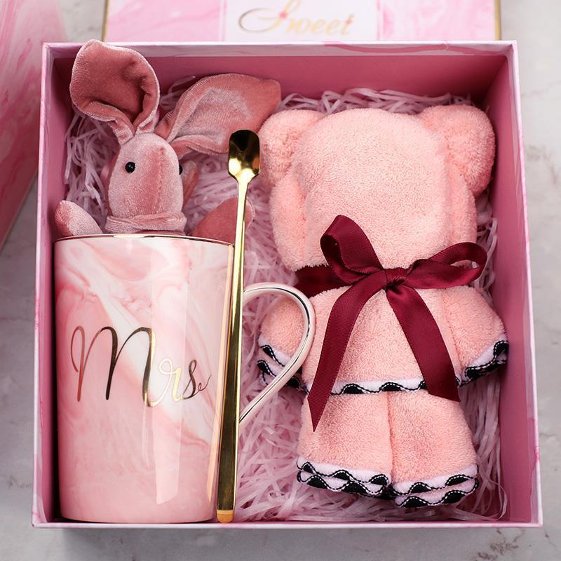 伴手礼伴娘实用结婚礼物送闺蜜伴郎回礼礼品随手礼生日杯子礼盒装