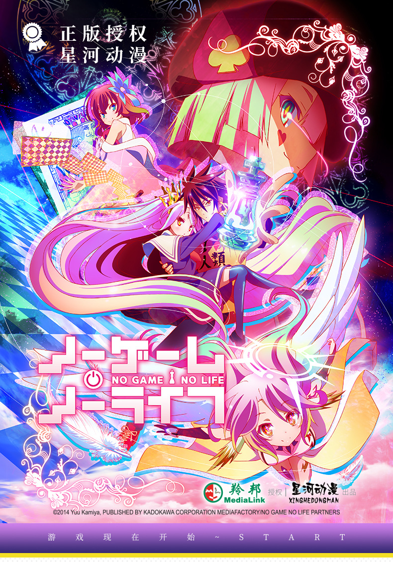 【预售】星河动漫正版官方授权游戏人生动漫周边文具贴纸贴画图案