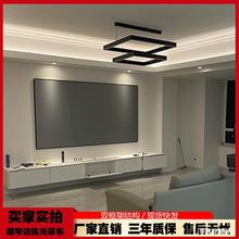 型梦幕布光学窄边画框幕84寸寸120寸适用投影仪屏幕壁挂贴墙