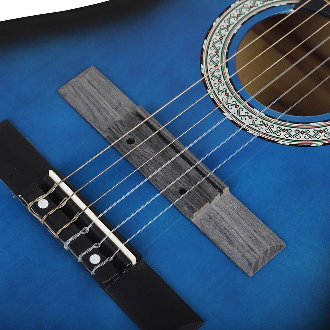 古典吉他琴桥 木吉他6孔琴桥玫瑰木下码下驹古典吉他琴码乐器配件