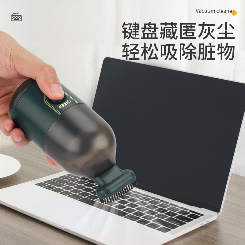 Keledi Desktop Vacuum Cleaner Mini Portable Cleaning Machine Office Home Car Wireless High Power Factory Wholesale