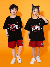 六一儿童节少儿棒球服街舞套装hiphop男童女童嘻哈表演潮服