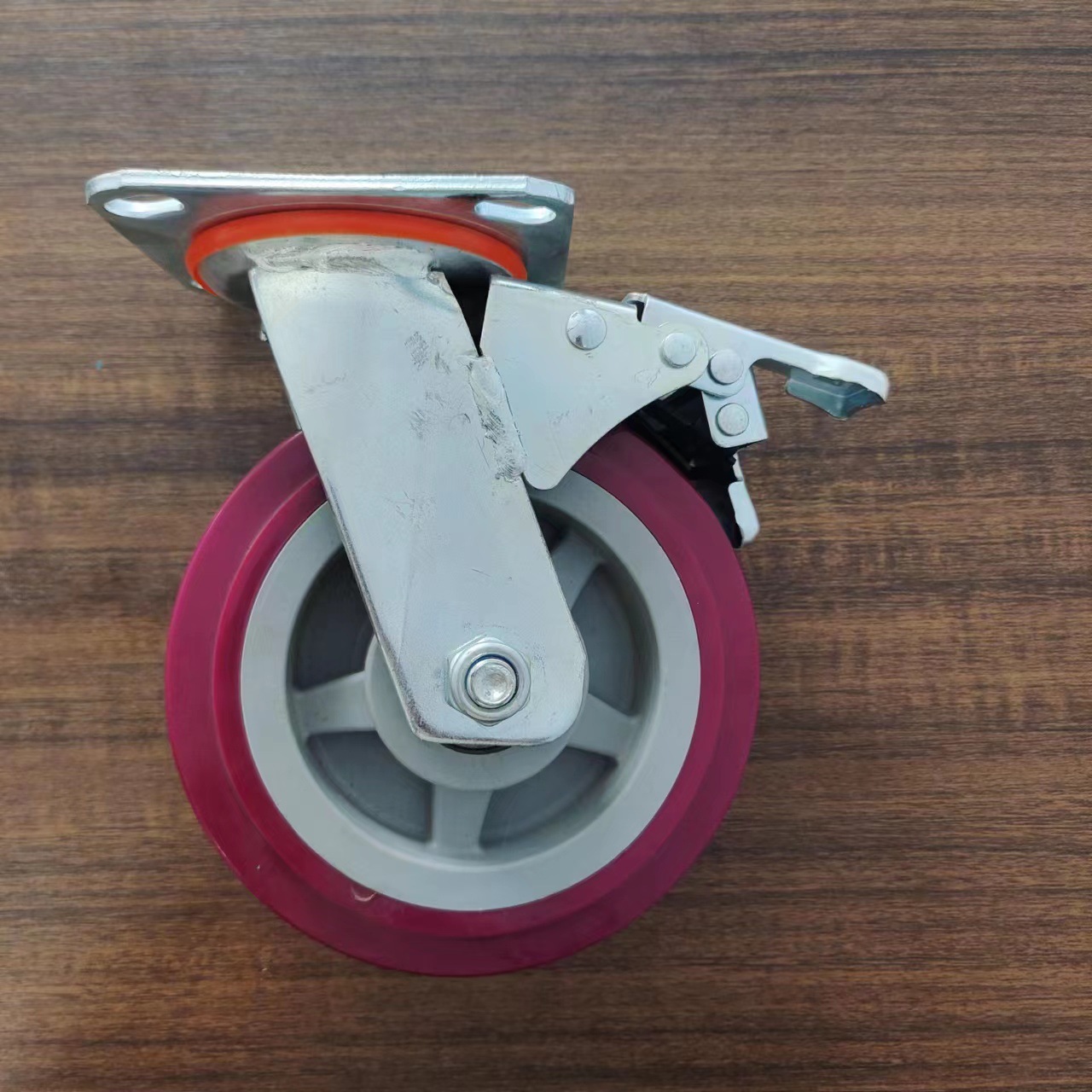 5成交0个重型脚轮尼龙万向轮手推车轮子万象轮承重4寸5寸6寸8寸厂家