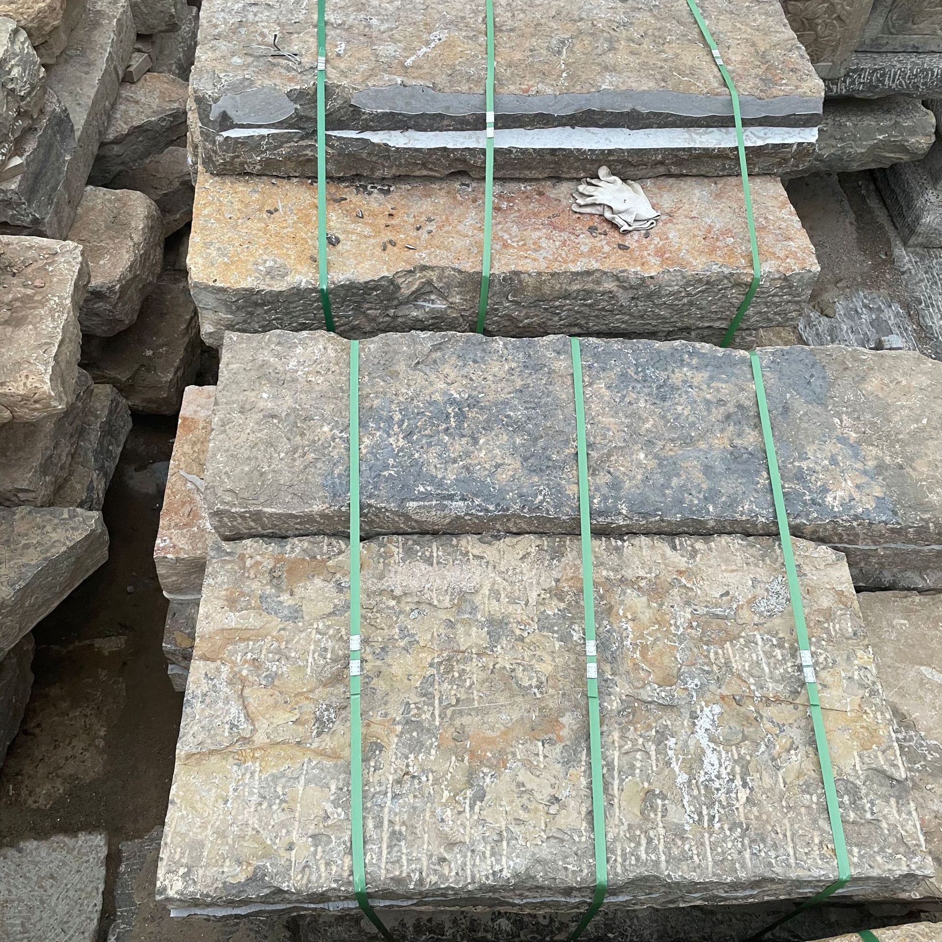 定制花岗岩老石板 民间老石板 做旧老石板批发