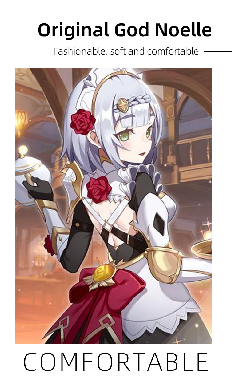 现货原神cos服诺艾尔kfc联动女仆装全套游戏cosplay服装女