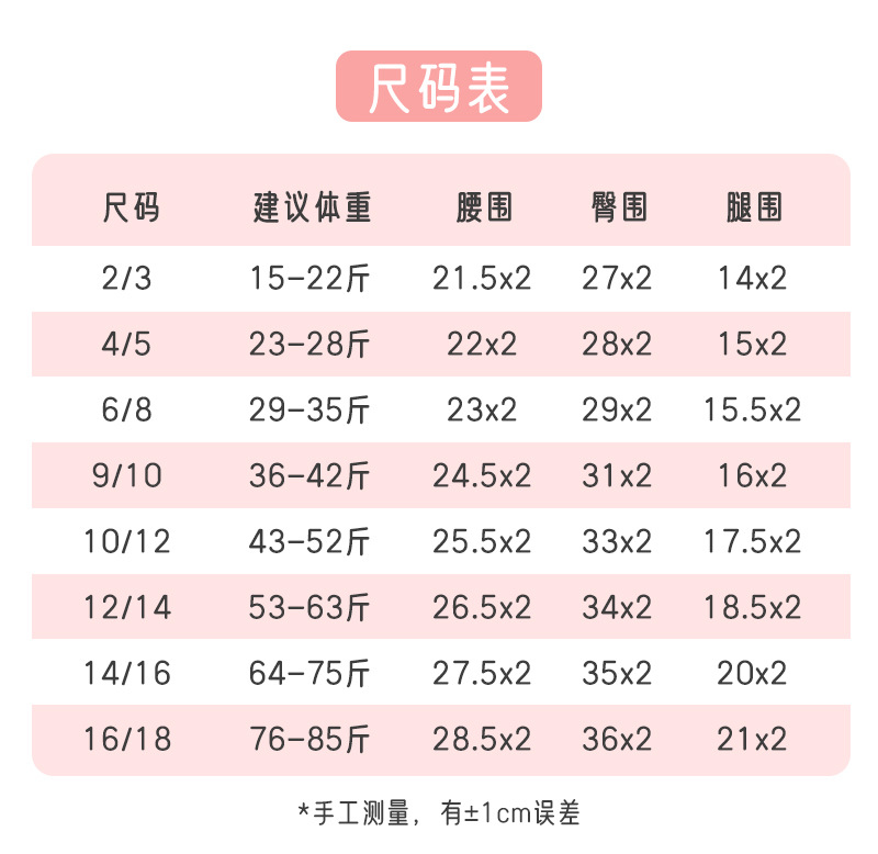 女童内裤儿童纯棉5条平角裤女孩四角短裤中大童四角内裤儿童卡通