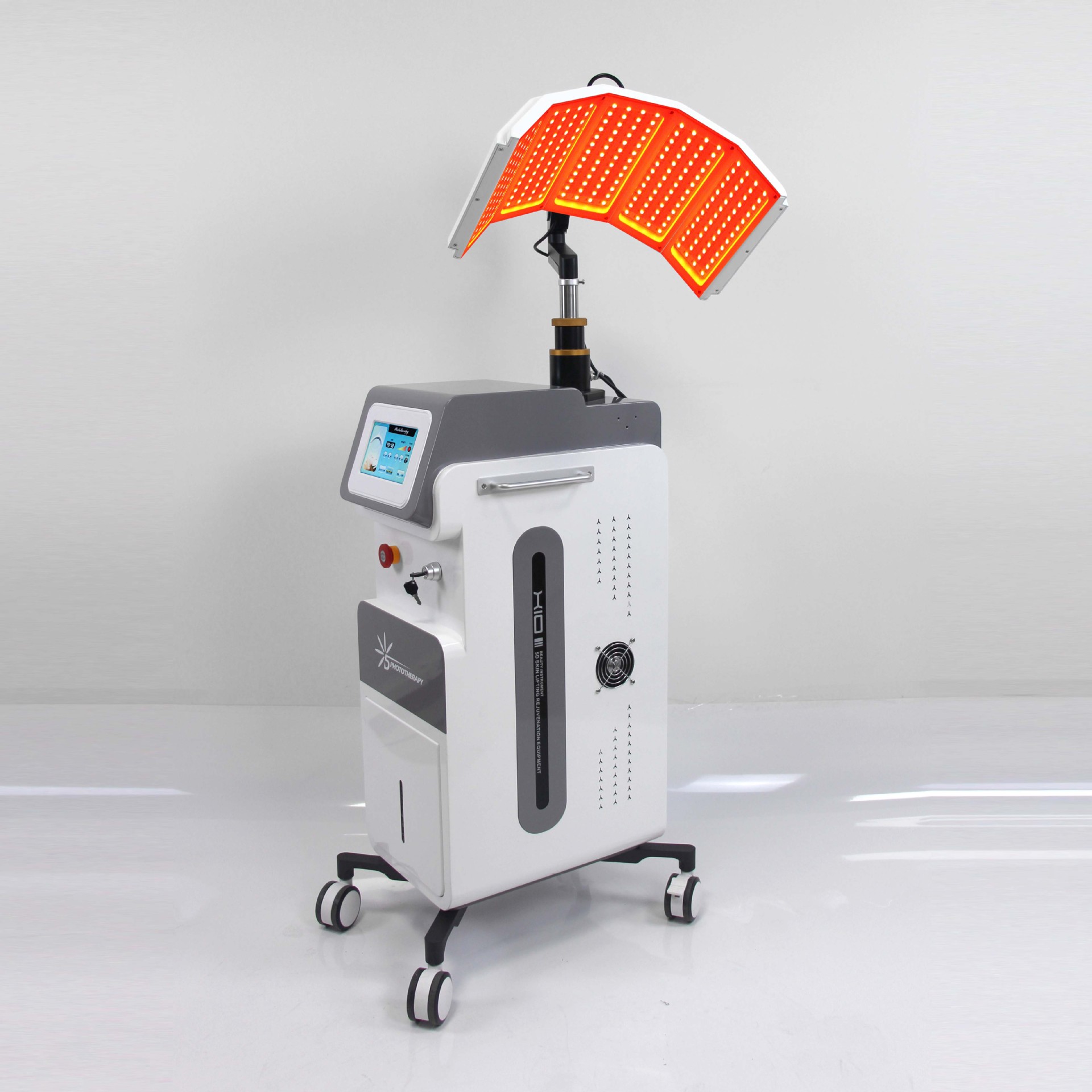 外贸版立式pdt光谱美容仪 led红蓝光美容仪 彩光面罩动力美容仪