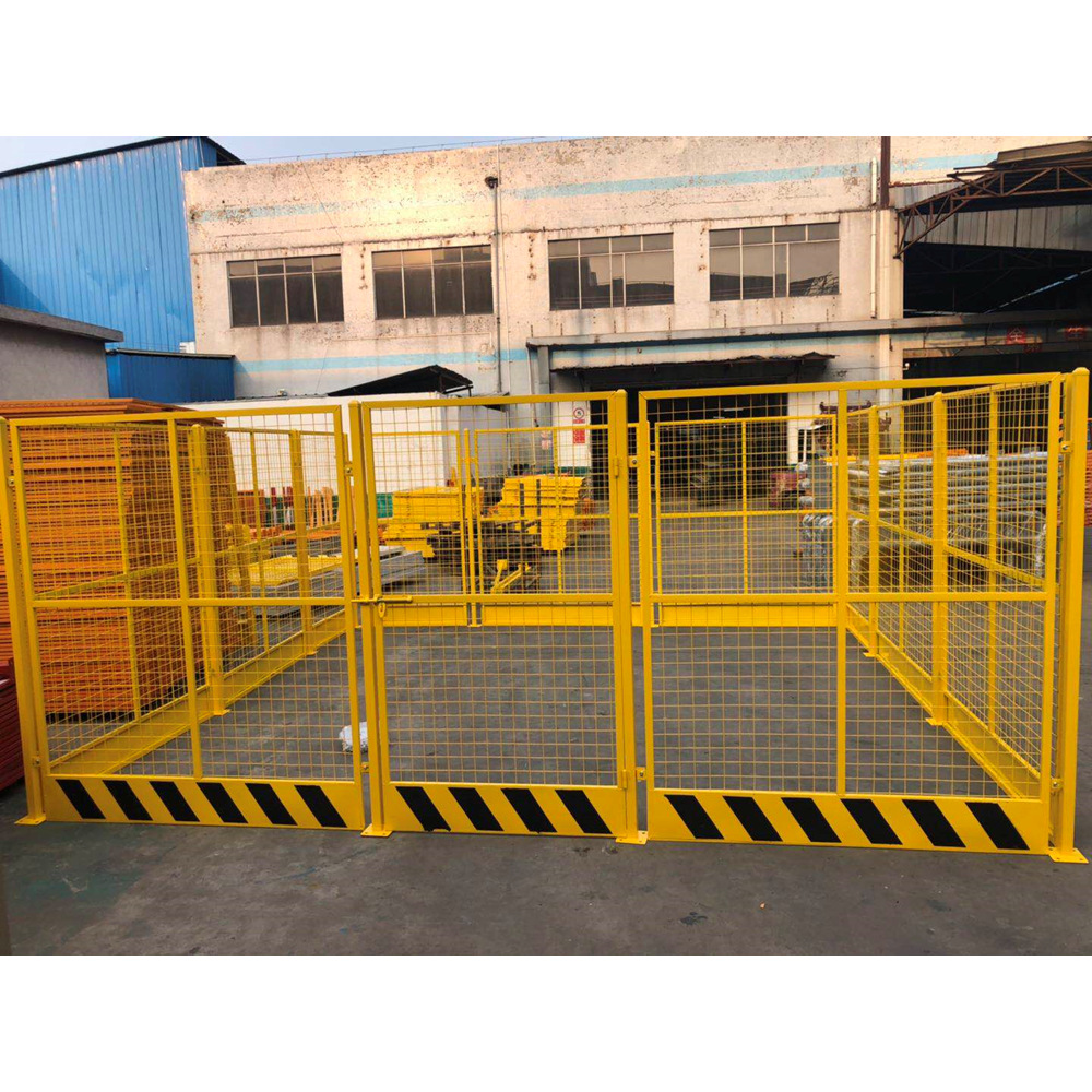 建筑工地塔吊基础防护栏图片 广东本地塔吊周边防护围栏厂家现货