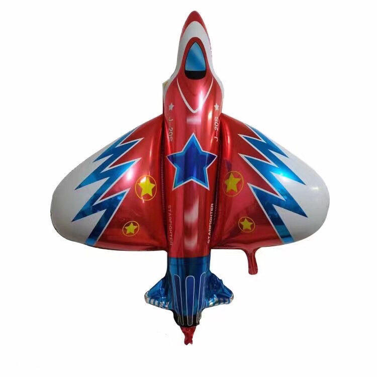 飘空会飞气球铝膜氦气球战斗机客机飞机气球太空气球儿童气球玩具