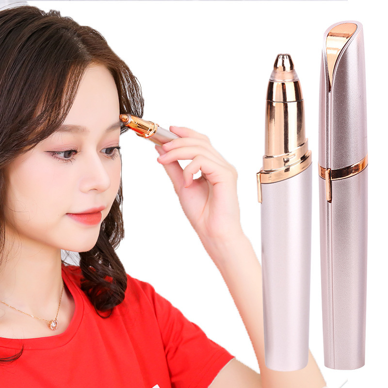 跨境电动修眉器女士修眉仪修眉刀眉毛修剪器美容脱毛器 修眉笔
