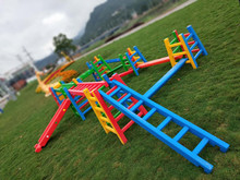 幼儿园户外玩具平衡木 平衡板梯子儿童乐园感统训练攀爬组合