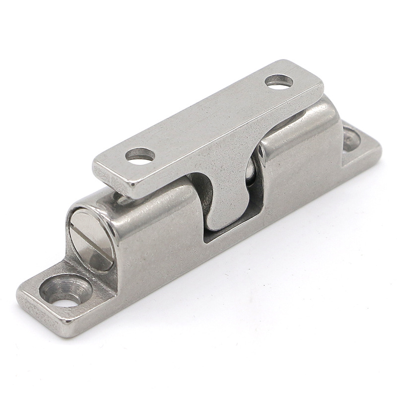 厂家热卖不锈钢门碰70mm长柜门碰珠按压关闭拉动开启门碰锁免拉手