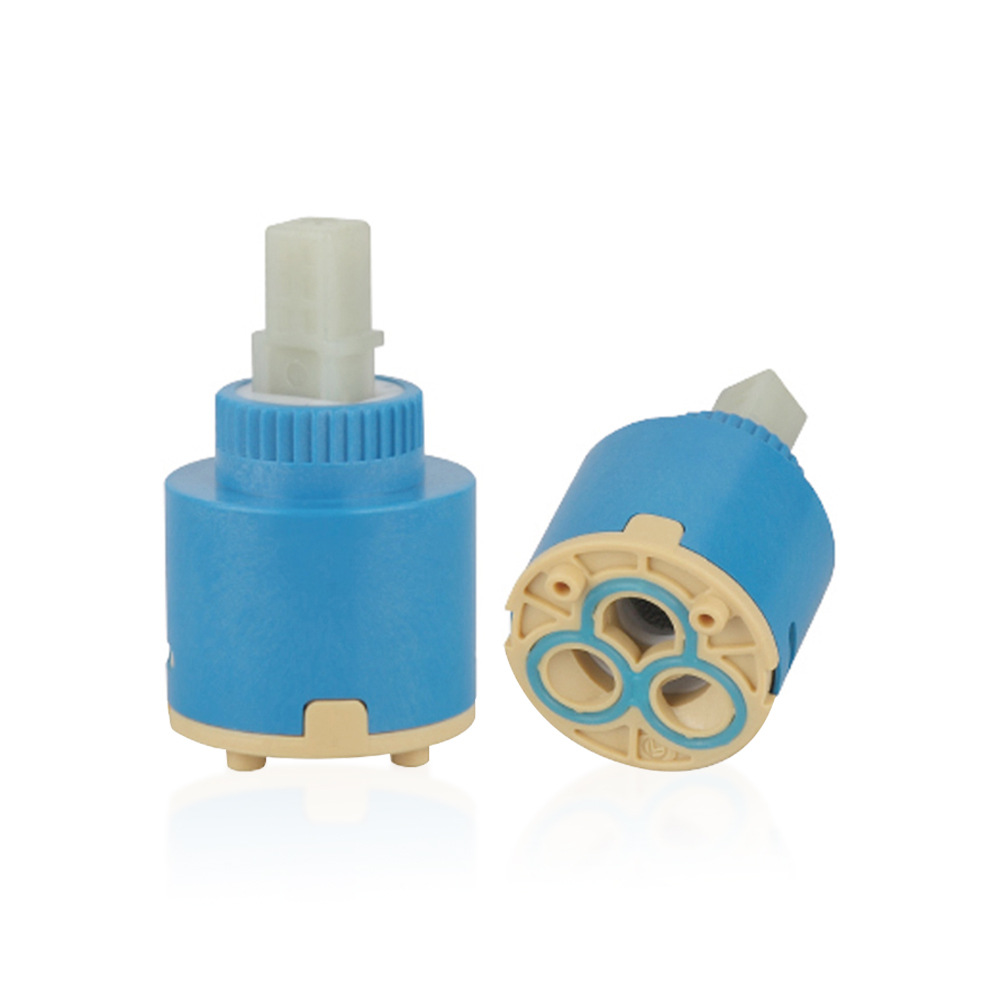 陶瓷阀芯双层密封水龙头配件25cm35cm45cm平脚三孔冷热水龙头阀芯