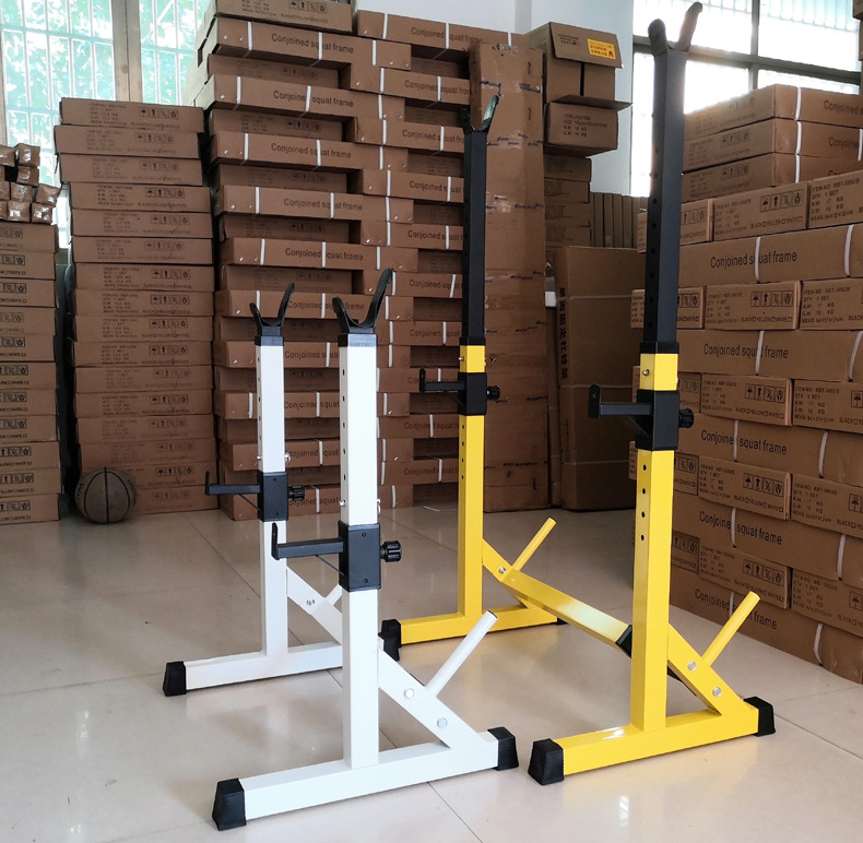 深蹲架家用 杠铃架子支架 举重床卧推架 家用建设器材 可调节