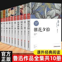 全10册鲁迅正版原著经典作品集朝花夕拾狂人日记书故乡阿Q正传等