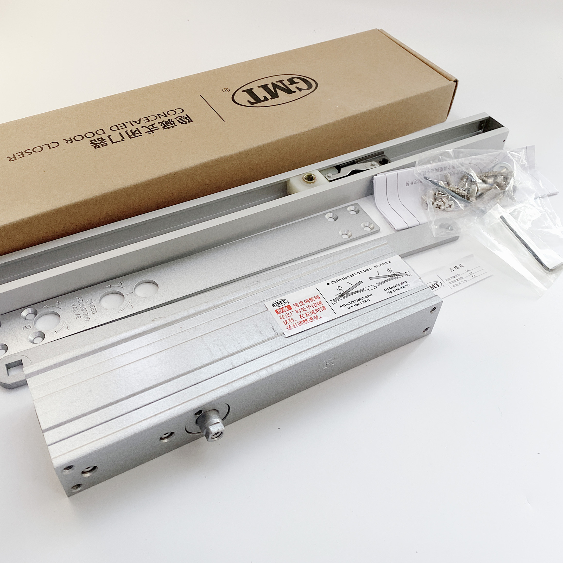 原装正品gmt隐藏式1502 1503定位 闭门器隐形闭门器50kg 70kg